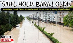 Karadeniz Sahil Yolu 'Baraj Gibi' Etki Yarattı: Trabzon'da Şehir Seli Alarmı