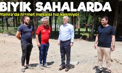 Mustafa Bıyık sahalarda: Yomra’da hizmet mesaisi hız kesmiyor