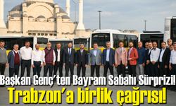 İskenderpaşa'da namaz, TULAŞ'ta bayramlaşma... Trabzon'a birlik çağrısı!