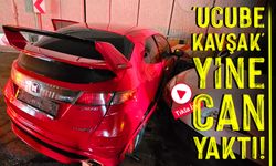 'Ucube Kavşak' Yine Can Yaktı! Aynı Yerde 2 Ayrı Kaza: 4 Yaralı