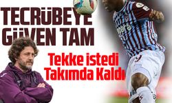 Trabzonspor’da Tekke Karar Verdi! Yabancı Kontenjanına Rağmen Kadroda Kalıyor