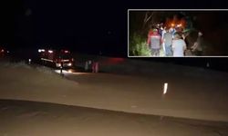 Erzurum'da otomobil sele kapıldı: Kadın sürüklenerek kurtarıldı