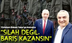 Türkmen Bakan Aydın Maruf’tan Terörsüz Türkiye Sürecine Destek: “PKK’nın Tek Bir Silahı Dahi Kalmamalı”