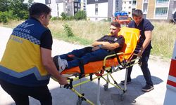 Motosiklet ile Hasta Servis Minibüsü Çarpıştı! Samsun'da Kaza