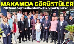 CHP Genel Başkanı Özel’den Bıyık’a övgü dolu sözler; makamda buluştu