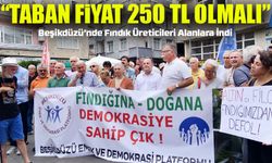 Beşikdüzü’nde Fındık Üreticilerinden Demokrasi ve Ürünlerine Sahip Çıkma Yürüyüşü