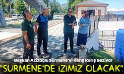 Sürmene'nin Her Noktasında İzi Var: Başkan Azizoğlu Sahadan Kopmuyor