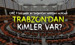 7 bölgenin en beğenilen milletvekilleri açıklandı: Karadeniz’de Hangi Vekiller Listeye Girdi?