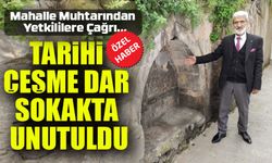 Ortahisar'ın Tarihi  Osmanlı Çeşmesi Dar Sokakta Unutuldu; Mahalle Muhtarından Yetkililere Çağrı...