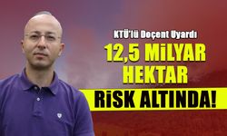 12,5 Milyon Hektar Orman Risk Altında! KTÜ'lü Doçent Uyardı...