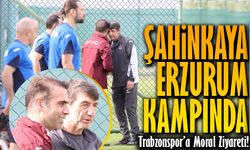 Trabzonspor’a Moral Ziyareti! İbrahim Şahinkaya Erzurum Kampında