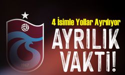 Trabzonspor’da Ayrılık Rüzgarı! 4 İsimle Yollar Ayrılıyor