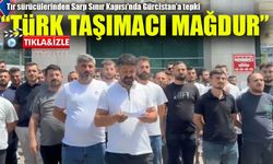 Tır sürücülerinden Sarp Sınır Kapısı’nda Gürcistan’a tepki