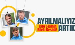 Trabzonspor'da Ayrılık Rüzgarı: 6 İsmin Bileti Kesildi!