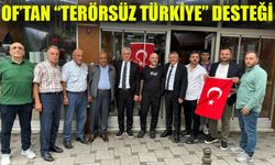 Of’tan “Terörsüz Türkiye” Hedefine Ay Yıldızlı Destek