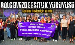 Bölgemizde Kadınlar Sokağa İndi: “Eşitlik İçin Mücadeleye Devam”