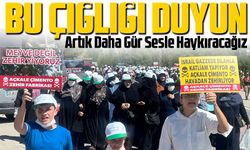 Bahçeli Halkından Çimento Fabrikasına Tepki: “Temiz Hava, Temiz Toprak İstiyoruz”