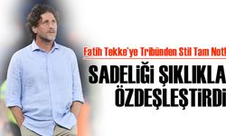 Fatih Tekke’ye Tribünden Stil Tam Not!