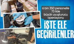 73 İlde Dev Uyu*turucu Operasyonu! Bin 695 Şüpheli Yakalandı