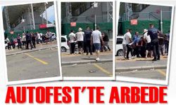 Trabzon’daki Araç Festivalinde Polis ve Zabıta Arasında Arbede