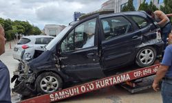 Kaza Yapan Engelli Sürücü Çekici Üstünde Hastaneye Gitti