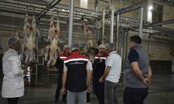 Bayburt’ta belediyeye ait mezbahada denetim yapıldı