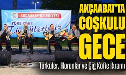 Akçaabat’ta Coşkulu Gece: Türküler, Horonlar ve Çiğ Köfte İkramı