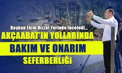 Akçaabat'ın Yollarında Bakım ve Onarım Seferberliği