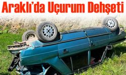 Araklı’da Uçurum: Otomobil Takla Attı, 1 Yaralı