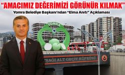 Yomra Belediye Başkanı’ndan “Elma Anıtı” Açıklaması;  “Amacımız Değerimizi Görünür Kılmak”