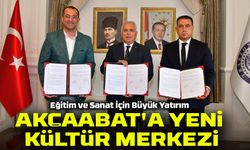 Akçaabat’a Yeni Kültür Merkezi: Eğitim ve Sanat İçin Büyük Yatırım