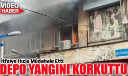 Rize’nin Pazar İlçesinde Depo Yangını: İtfaiye Hızla Müdahale Etti