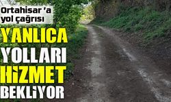 Trabzon’da yollar çöktü : Mahalleli isyan ediyor; "Yollar yol olmaktan çıktı"
