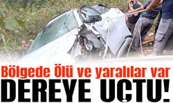 Giresun’da Feci Kaza! Otomobil Dereye Uçtu: 1 Ölü, 2 Yaralı