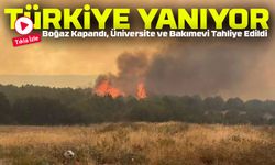 Çanakkale’de Büyük Orman Yangını: Boğaz Kapandı, Üniversite ve Bakımevi Tahliye Edildi