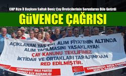 Çay Üreticileri için Çay Kanunu ile Güvence Çağrısı