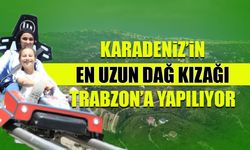Karadeniz'in En Uzun Dağ Kızağı Trabzon'a Yapılıyor! 850 Metre...