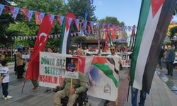 Trabzon'da Gazze Yürüyüşü! Şehit Gazeteci Unutulmadı