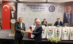 Koop-İş Trabzon Şubesi’nde Fikri Öksüz Güven Tazeledi
