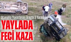 Trabzon'un Taşlı Yaylası'nda Feci Kaza: Uçuruma Yuvarlanan Araçta 3 Yaralı!