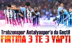 Trabzonspor Antalyaspor’u da Geçti! Fırtına 3’te 3 Yaptı, Puanını 9’a Çıkardı