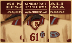 Trabzonspor’un tarihi şampiyonluğunun simgesi olan beyaz formanın özel üretim 61 numaralı edisyonu satışa sunuldu