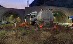 Mescitli Varyant Tüneli’nde Kaza: Tanker Otomobile Çarptı, 1 Yaralı