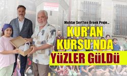Kur'an Kursu'nda Yüzler Güldü! Muhtar Sert'ten Örnek Proje