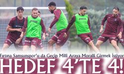 Trabzonspor’un Hedefi 4’te 4! Samsunspor’u da Geçip Milli Araya Moralli Girmek İstiyor