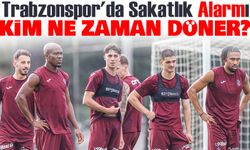 Trabzonspor'da Sakatlık Alarmı: Kocaelispor Maçı Öncesi 4 Eksik!