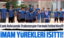 İmamdan Yürek Isıtan Jest: Cami Avlusunda Trabzonspor Formalı Futbol Keyfi!