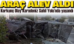 Giresun Espiye’de Feci Kaza: Araç Alev Aldı, Sürücü Hayatını Kaybetti