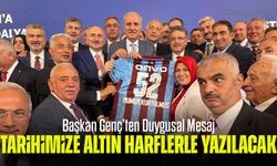 Trabzon’a 101 Yıl Sonra Gelen İstiklal Madalyası İçin Başkan Genç’ten Duygusal Mesaj