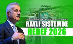 Raylı Sistemde Hedef 2026! Bakan Uraloğlu Açıkladı